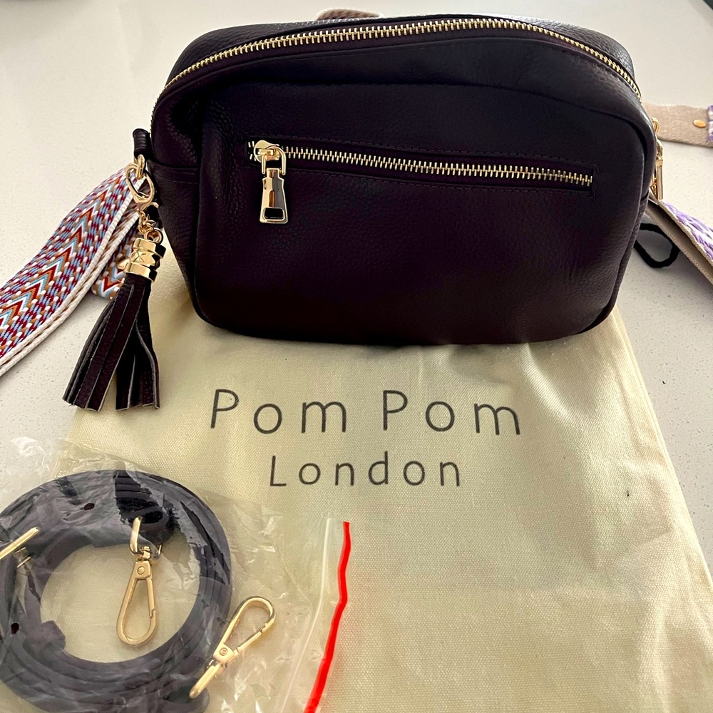 Pom Pom London City Bag with three straps!